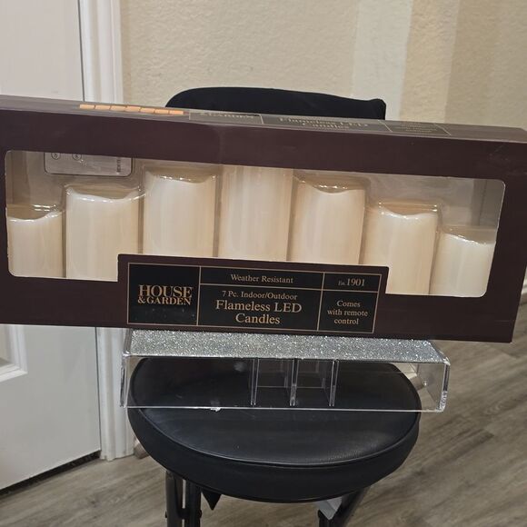 House & Garden Weather Resistant 7-PC Indoor/Outdoor LED Flameless Candles - Picture 5 of 8